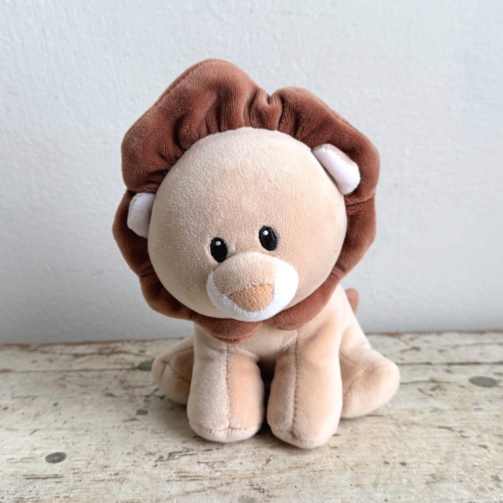 Ty Baby Bouncer the Lion Tan Brown Mane Plush Stuffed Animal 7"